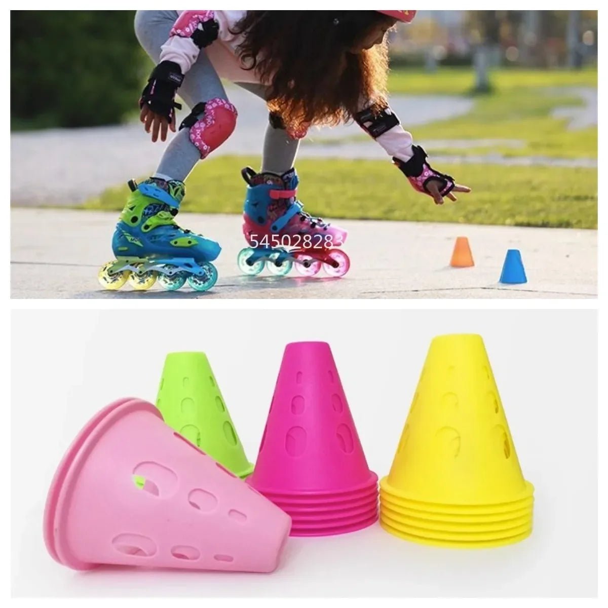 10 Skating Marker Cones - soft, wind proof, cute colours - Gay Skate - 10 Skating Marker Cones - soft, wind proof, cute colours - 10 Skating Marker Cones - soft, wind proof, cute colours