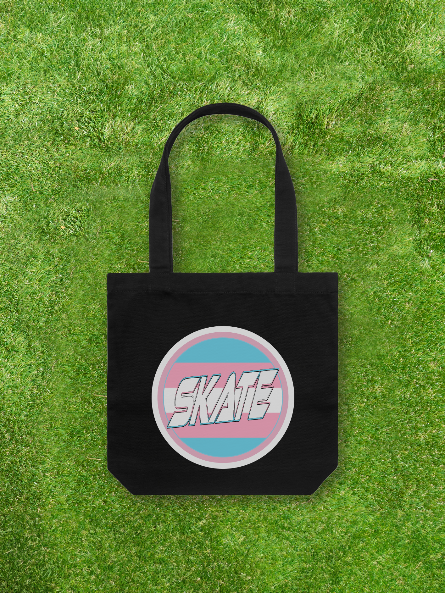 Large printed Cotton Canvas Tote Bag - Black - Gay SkateLarge printed Cotton Canvas Tote Bag - Blackskate accessoriesGay SkateGay Skate