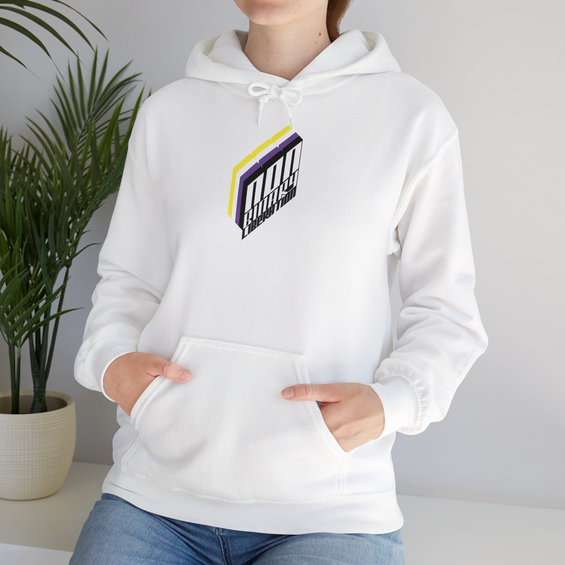 Non - Binary Liberation Hoodie - Australian Shipping - Gay SkateNon - Binary Liberation Hoodie - Australian ShippingHoodiePrintifyGay Skate24540451897229340640