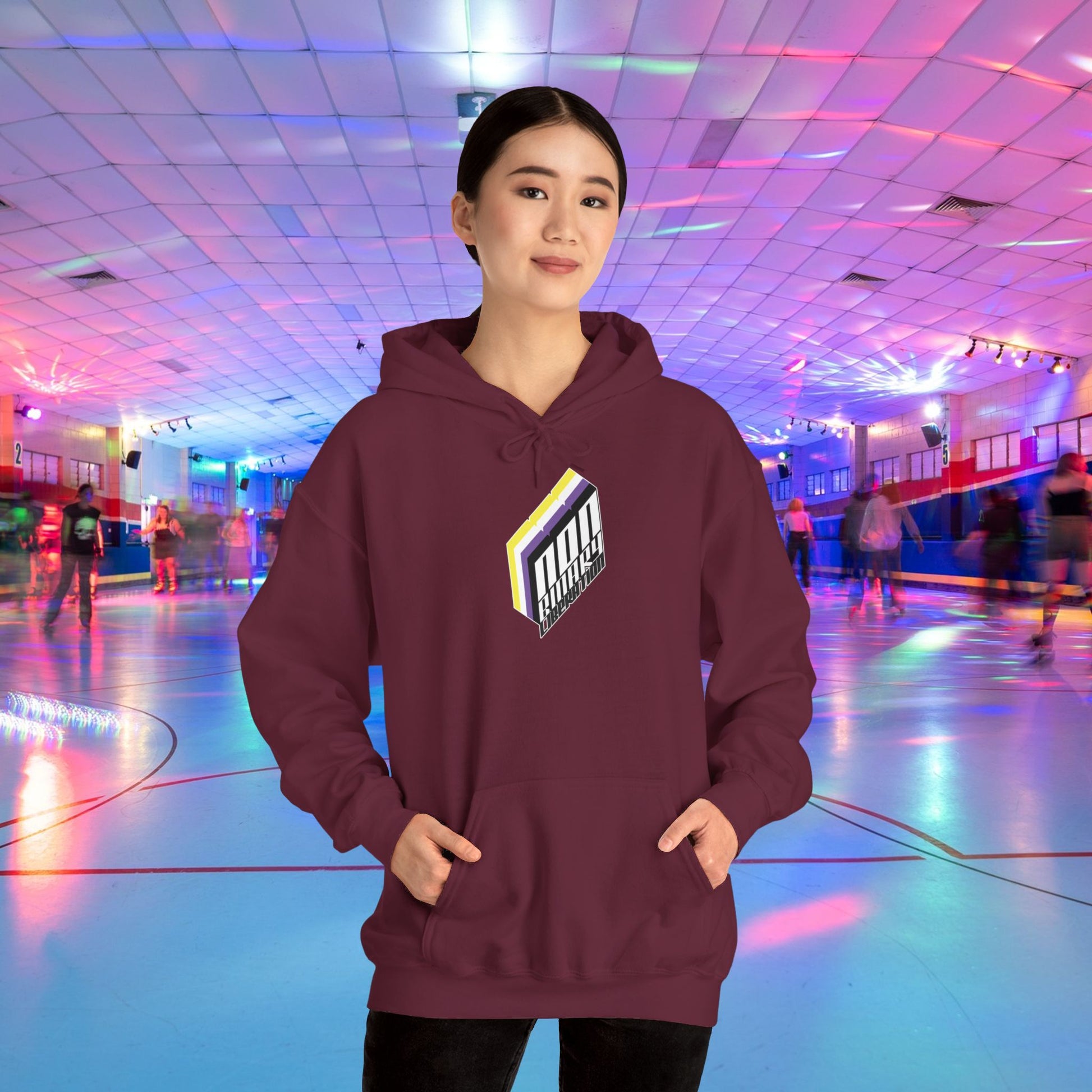 Non - Binary Liberation Hoodie - Australian Shipping - Gay SkateNon - Binary Liberation Hoodie - Australian ShippingHoodiePrintifyGay Skate24540451897229340640