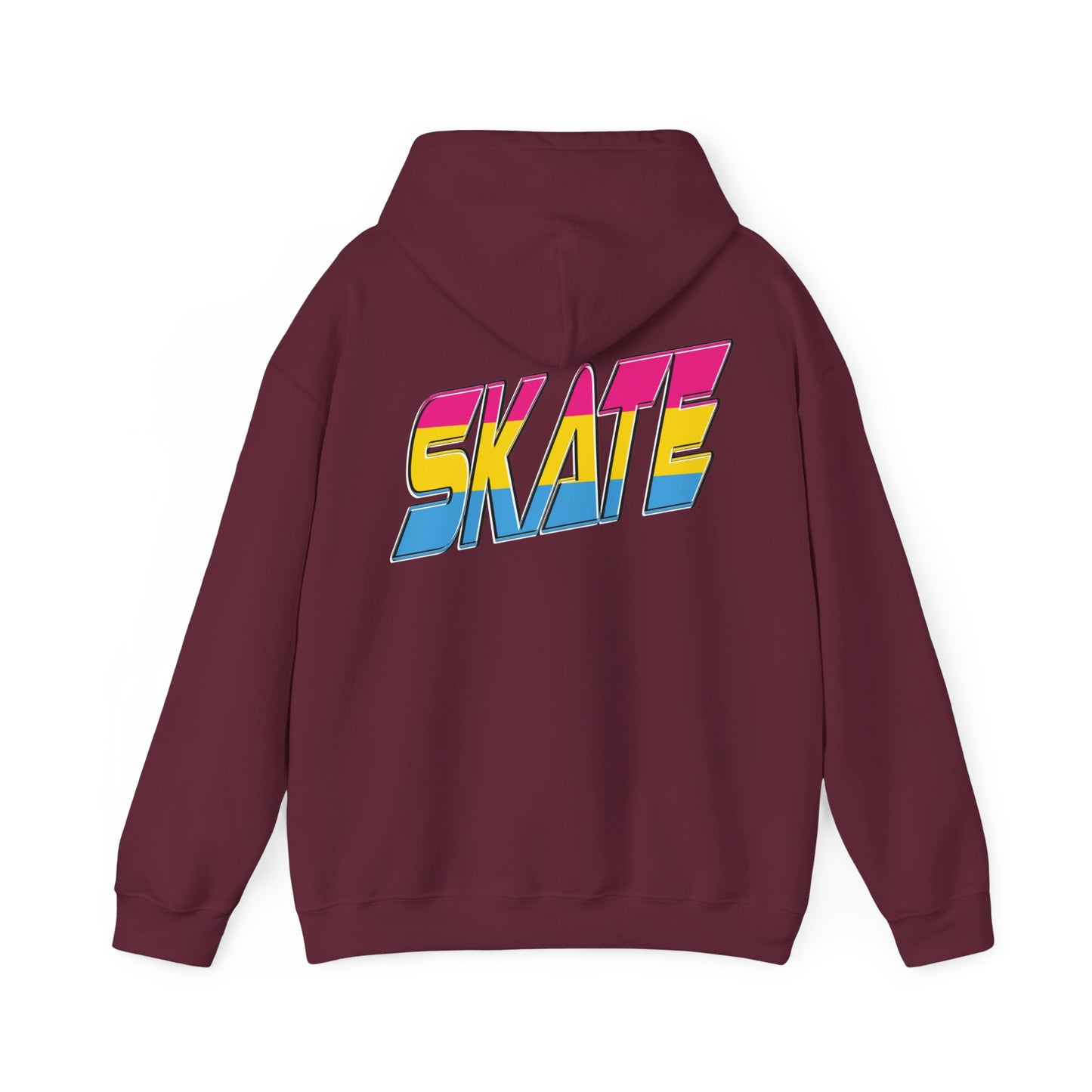 SKATE Pansexual Pride Hoodie - Australian Shipping