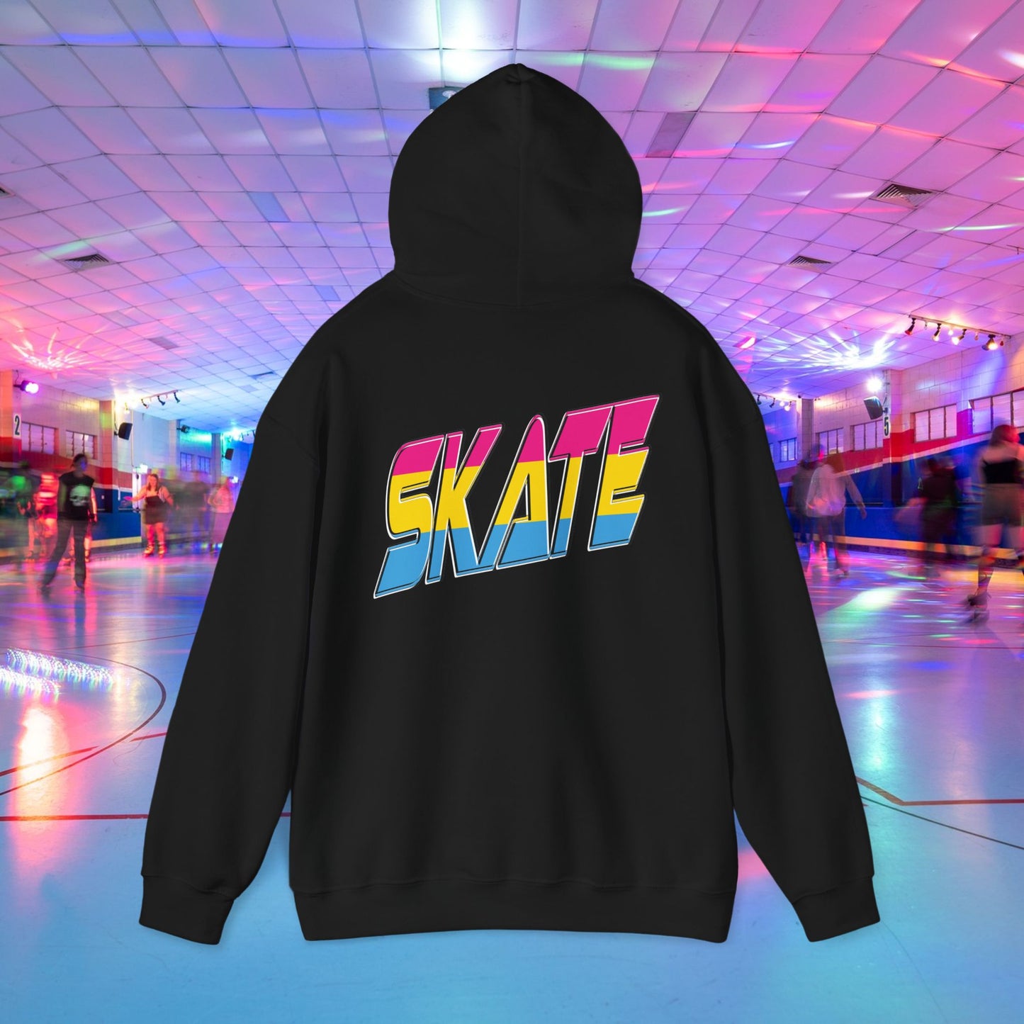 SKATE Pansexual Pride Hoodie - Australian Shipping