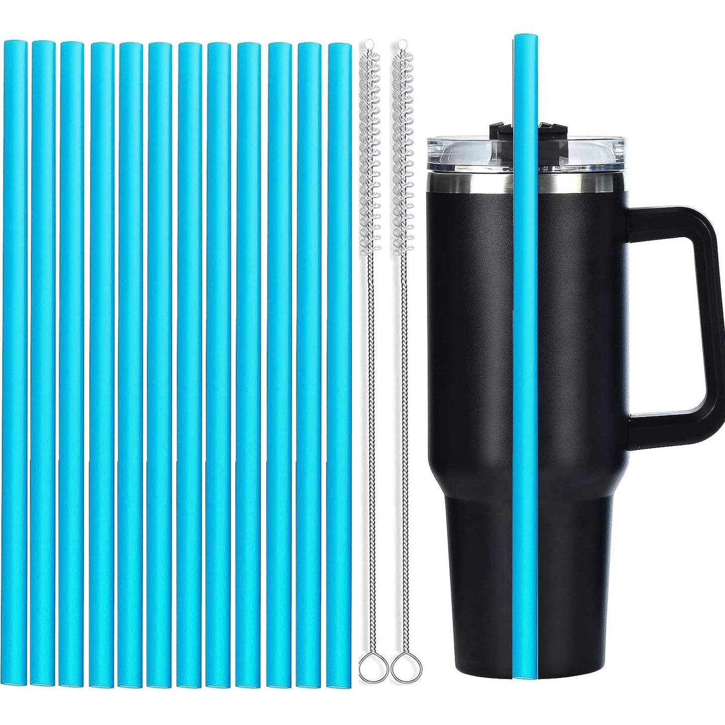 Blue Stanley Cup Straw 12 inches, 30 cms