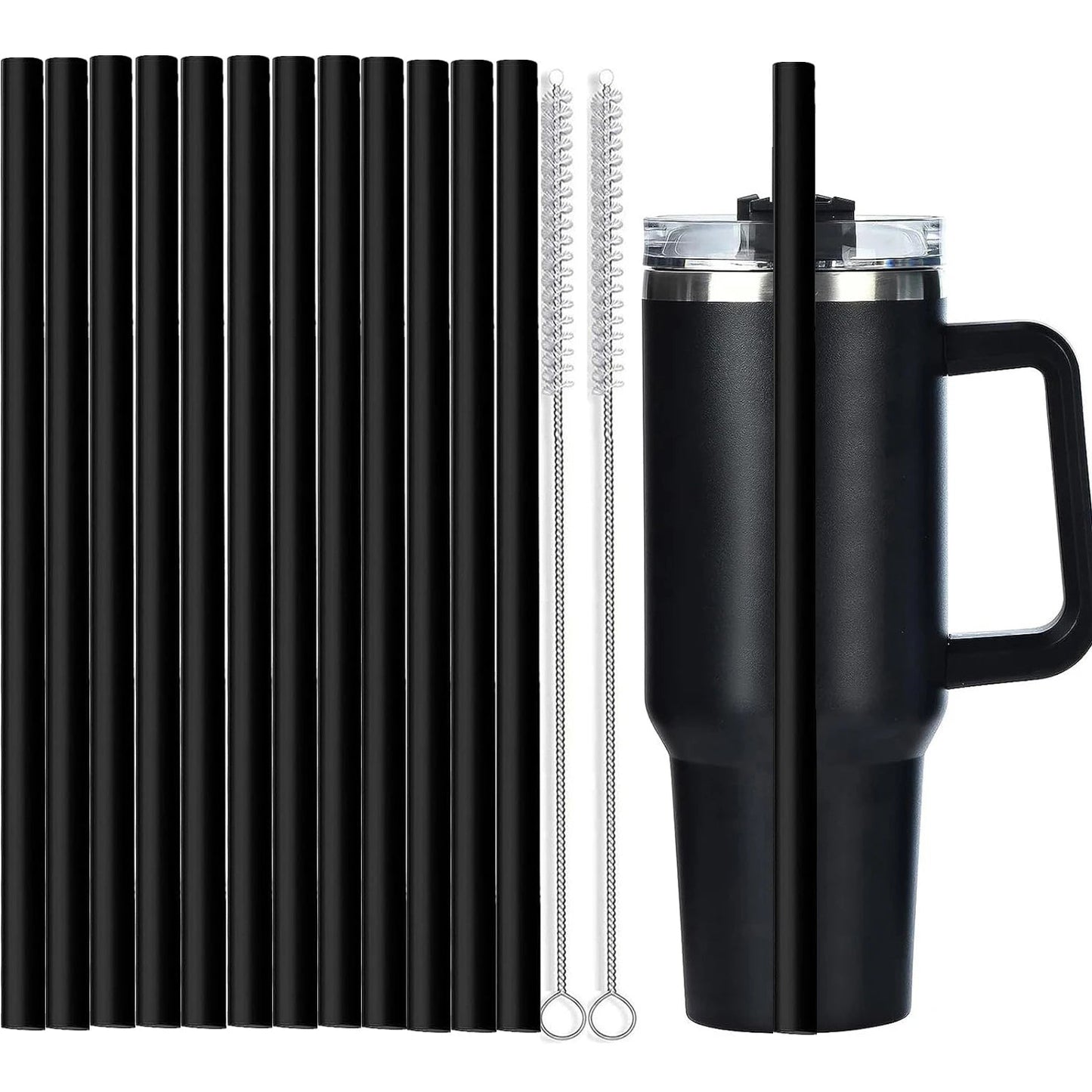 Black Stanley Cup Straw 12 inches, 30 cms
