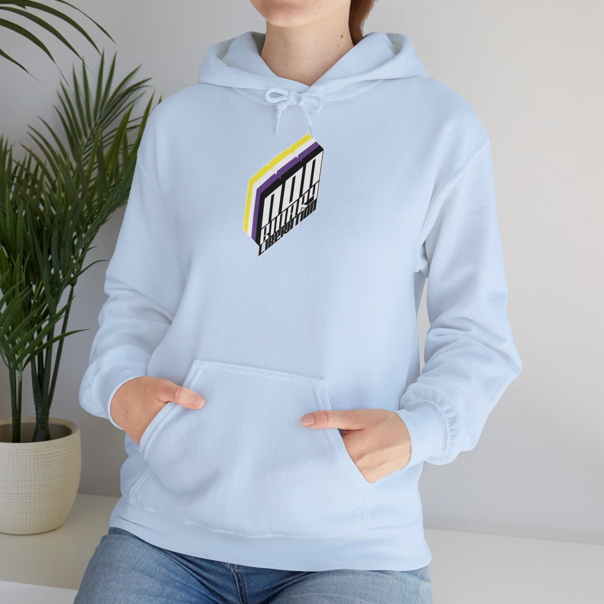 Non - Binary Liberation Hoodie - Australian Shipping - Gay SkateNon - Binary Liberation Hoodie - Australian ShippingHoodiePrintifyGay Skate24540451897229340640