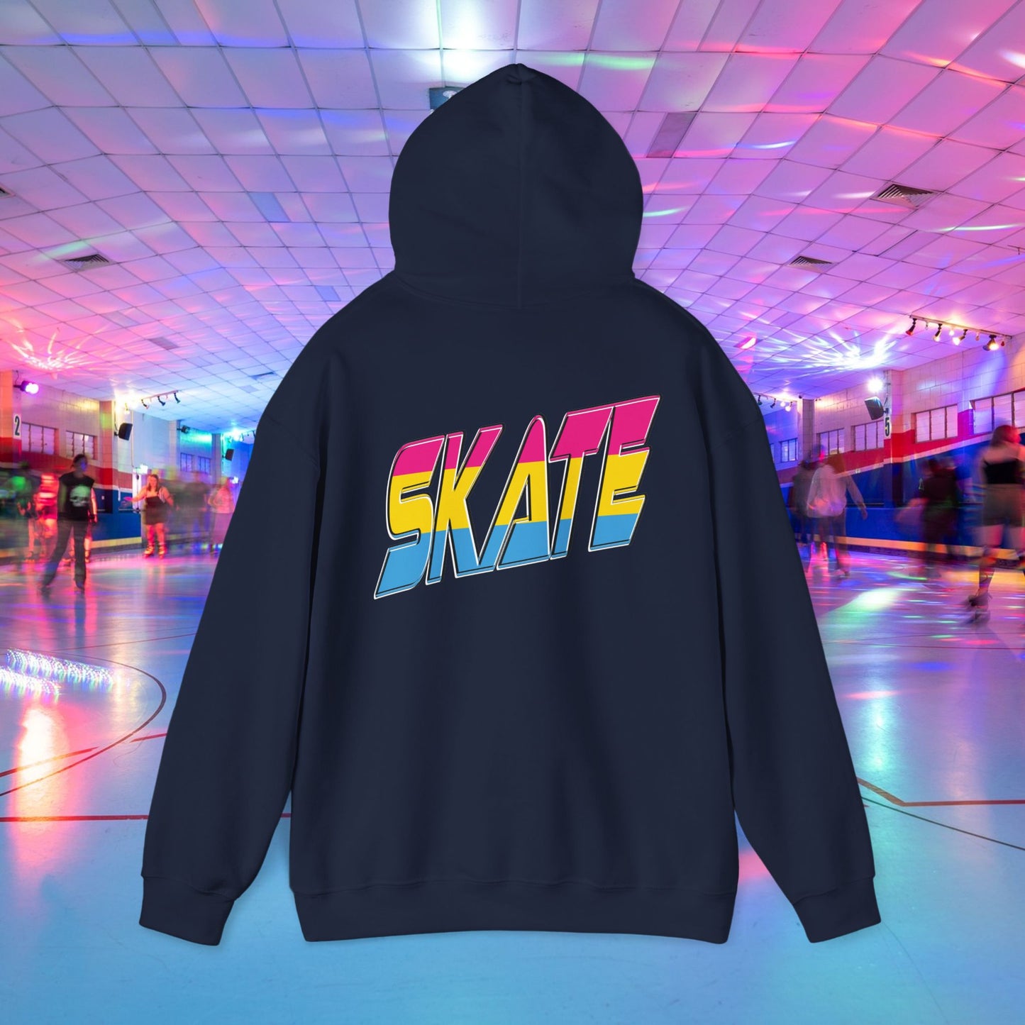 SKATE Pansexual Pride Hoodie - Australian Shipping