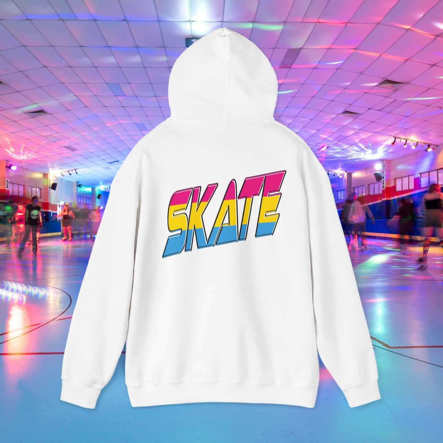 SKATE Pansexual Pride Hoodie - Australian Shipping