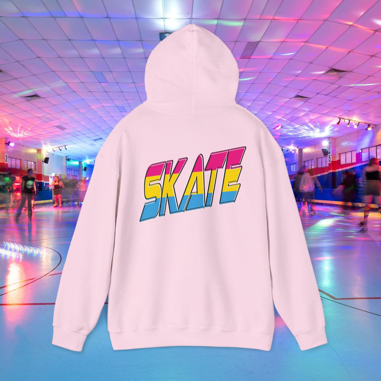 SKATE Pansexual Pride Hoodie - Australian Shipping