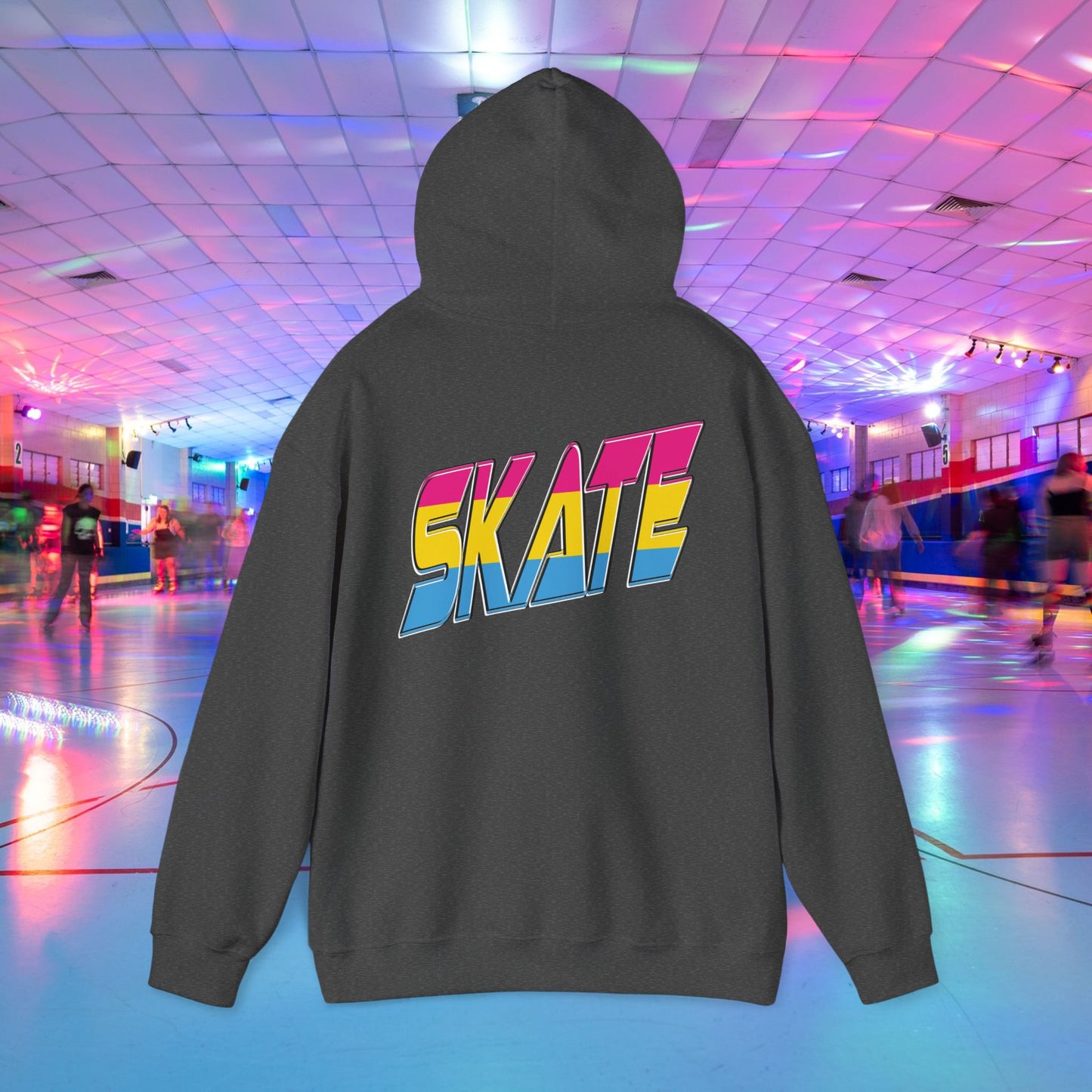 SKATE Pansexual Pride Hoodie - Australian Shipping