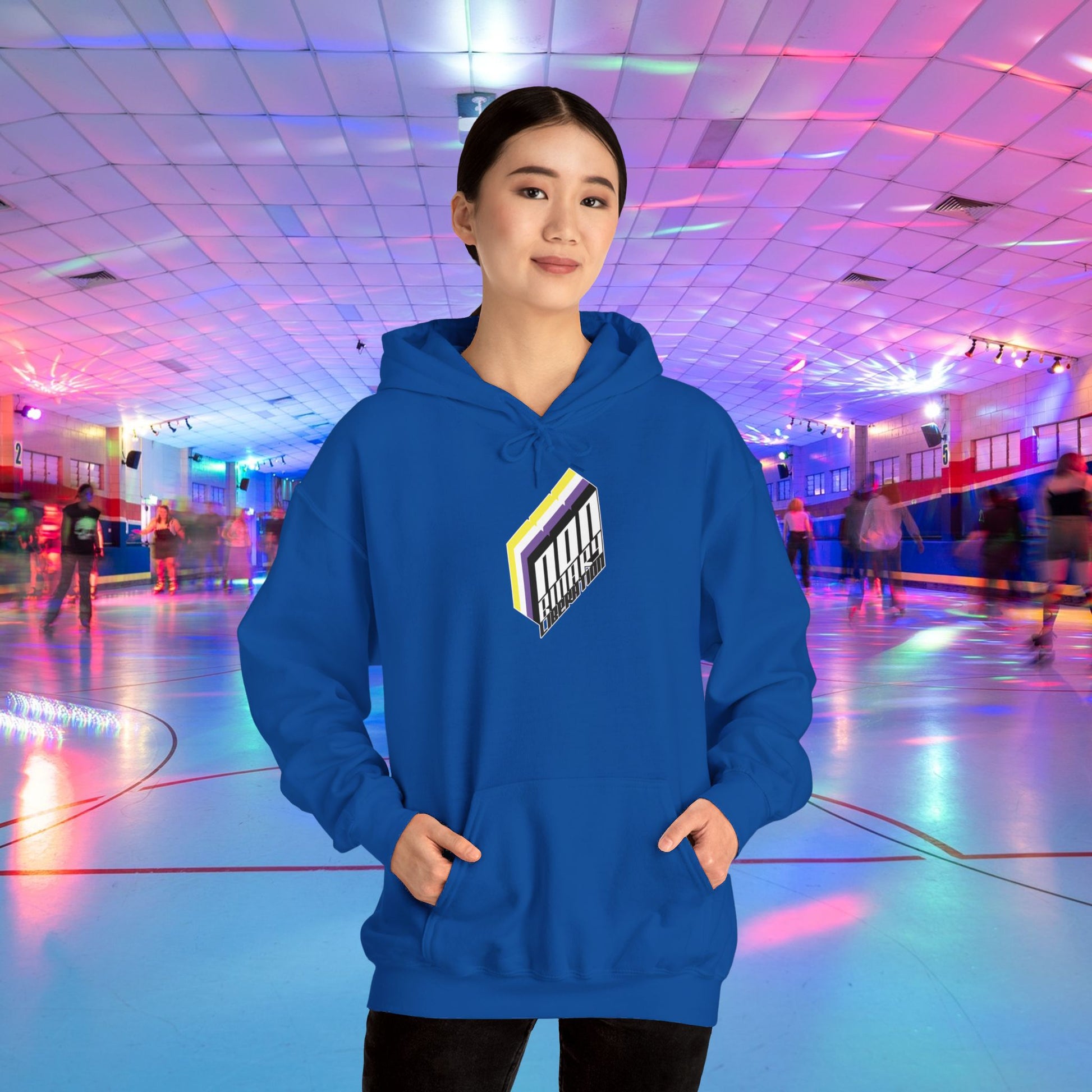 Non - Binary Liberation Hoodie - Australian Shipping - Gay SkateNon - Binary Liberation Hoodie - Australian ShippingHoodiePrintifyGay Skate24540451897229340640