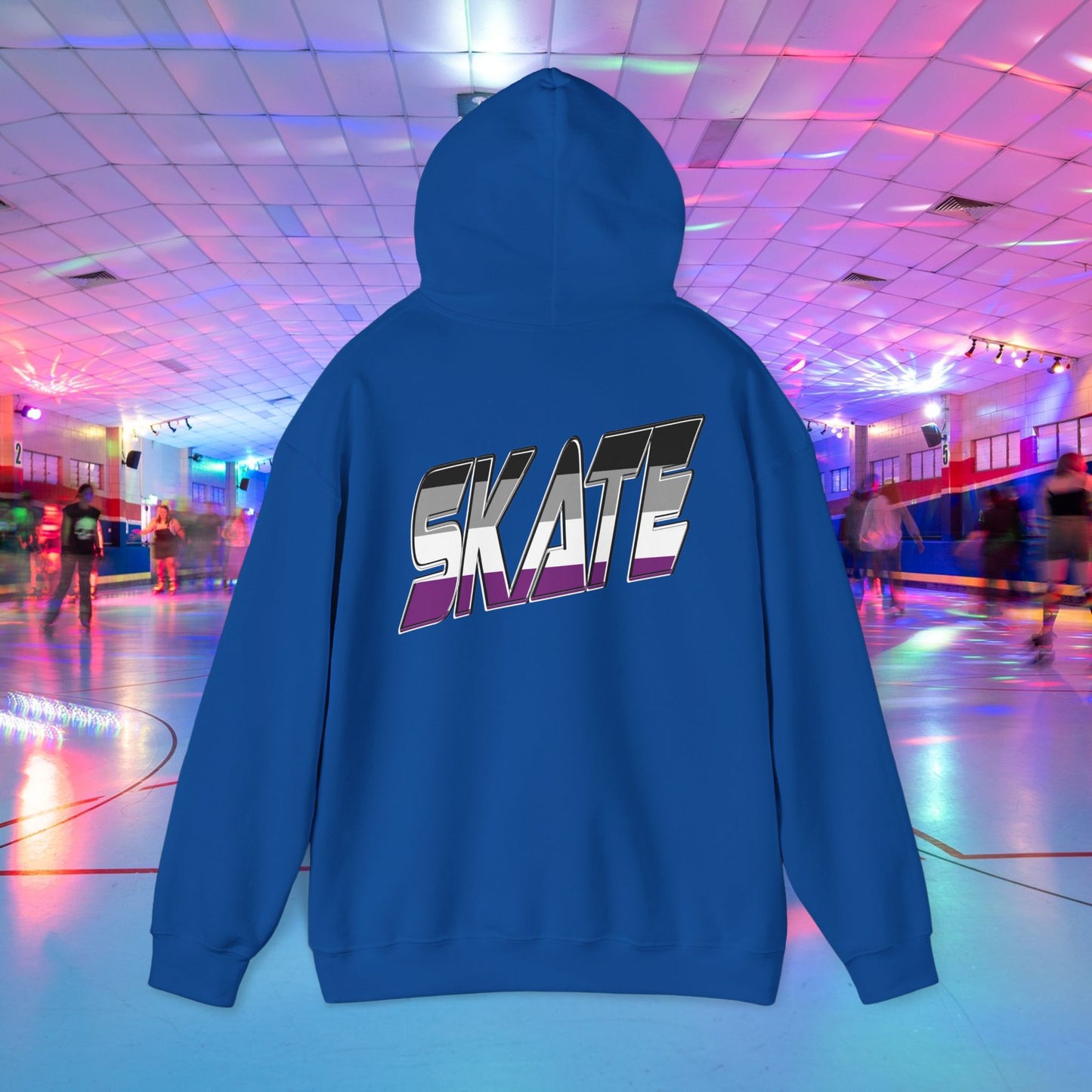 SKATE Asexual Pride Hoodie - Australian Shipping