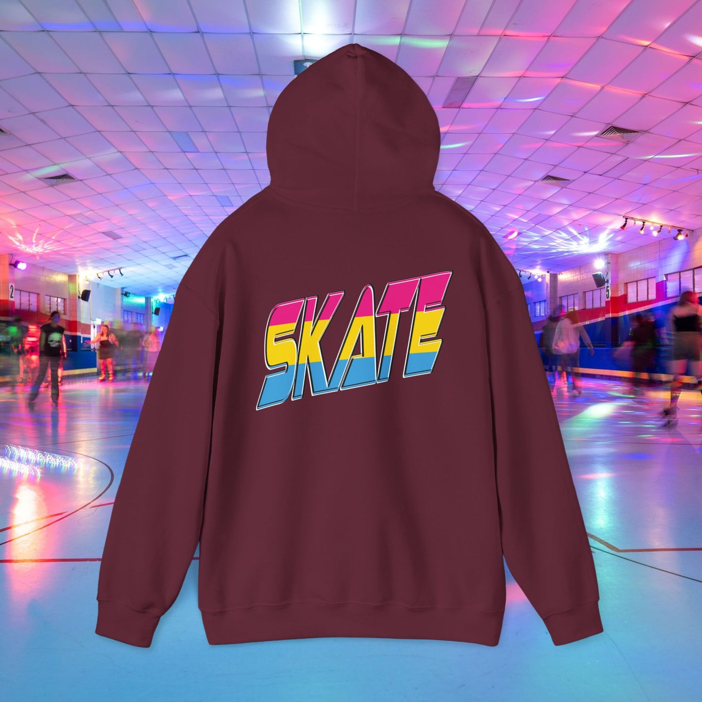 SKATE Pansexual Pride Hoodie - Australian Shipping