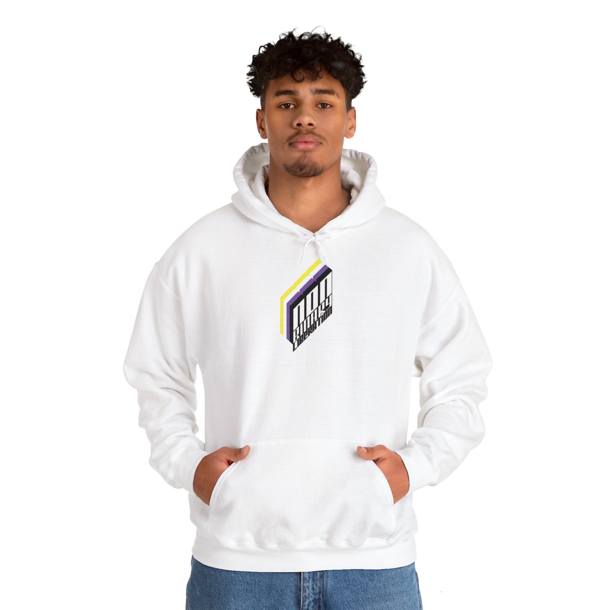 Non - Binary Liberation Hoodie - Australian Shipping - Gay SkateNon - Binary Liberation Hoodie - Australian ShippingHoodiePrintifyGay Skate24540451897229340640