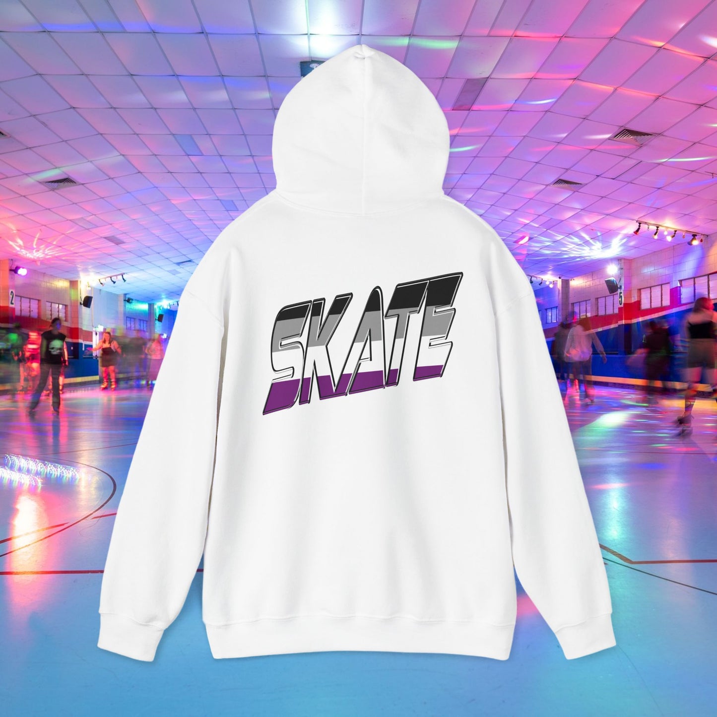 SKATE Asexual Pride Hoodie - Australian Shipping