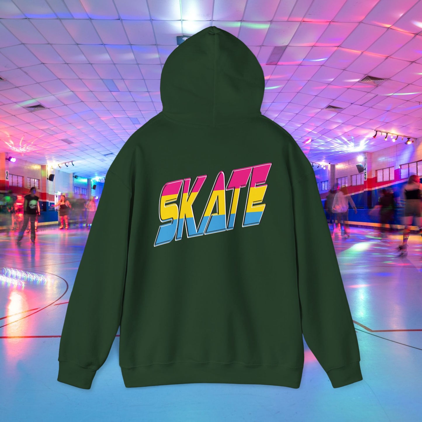 SKATE Pansexual Pride Hoodie - Australian Shipping