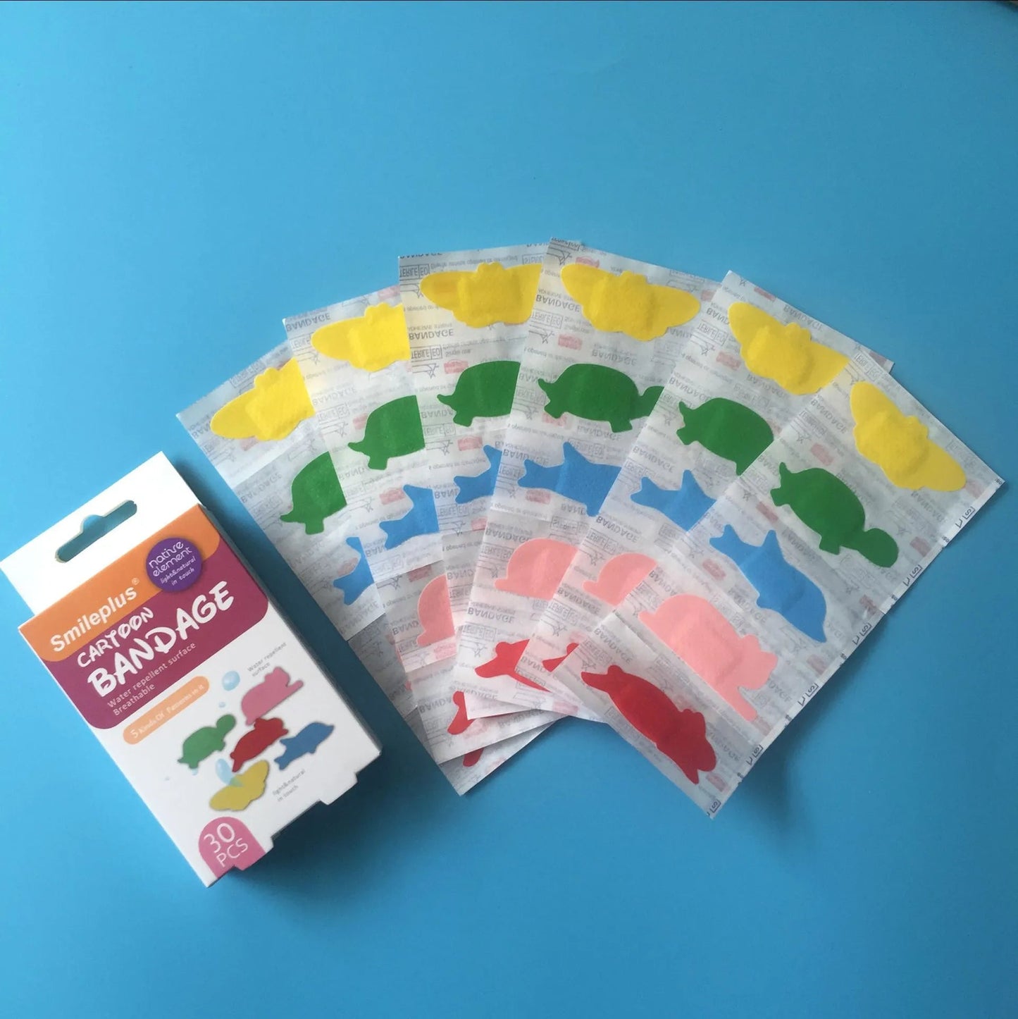 30 Colourful Animal Shape Bandaids
