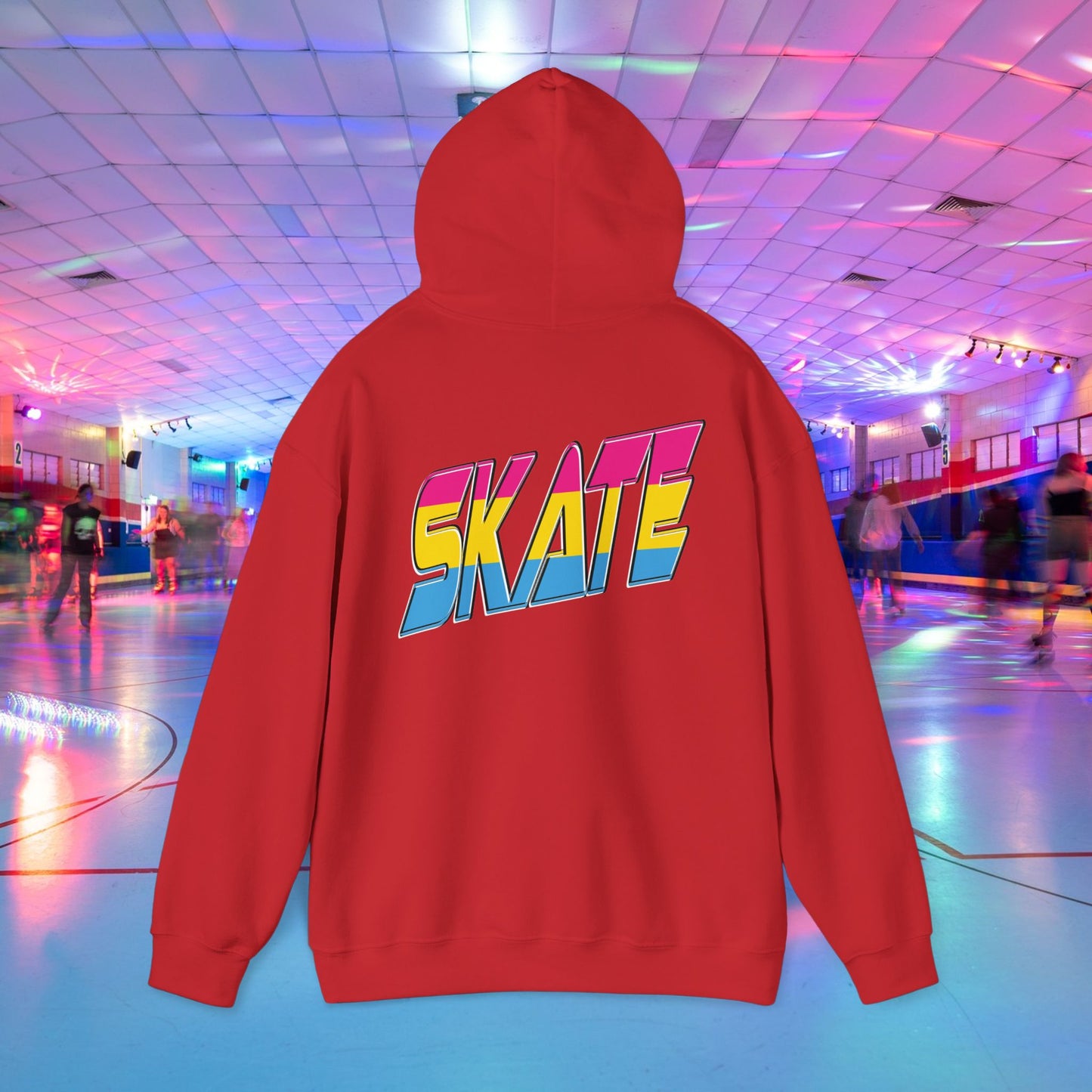SKATE Pansexual Pride Hoodie - Australian Shipping