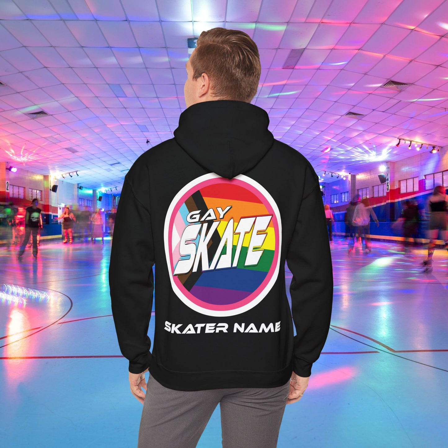 Add custom name: GAY SKATE Original Hoodie - Australian Shipping