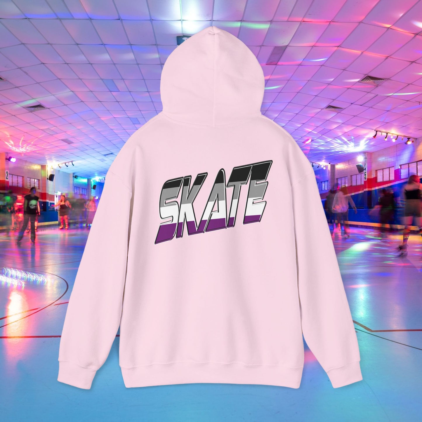 SKATE Asexual Pride Hoodie - Australian Shipping