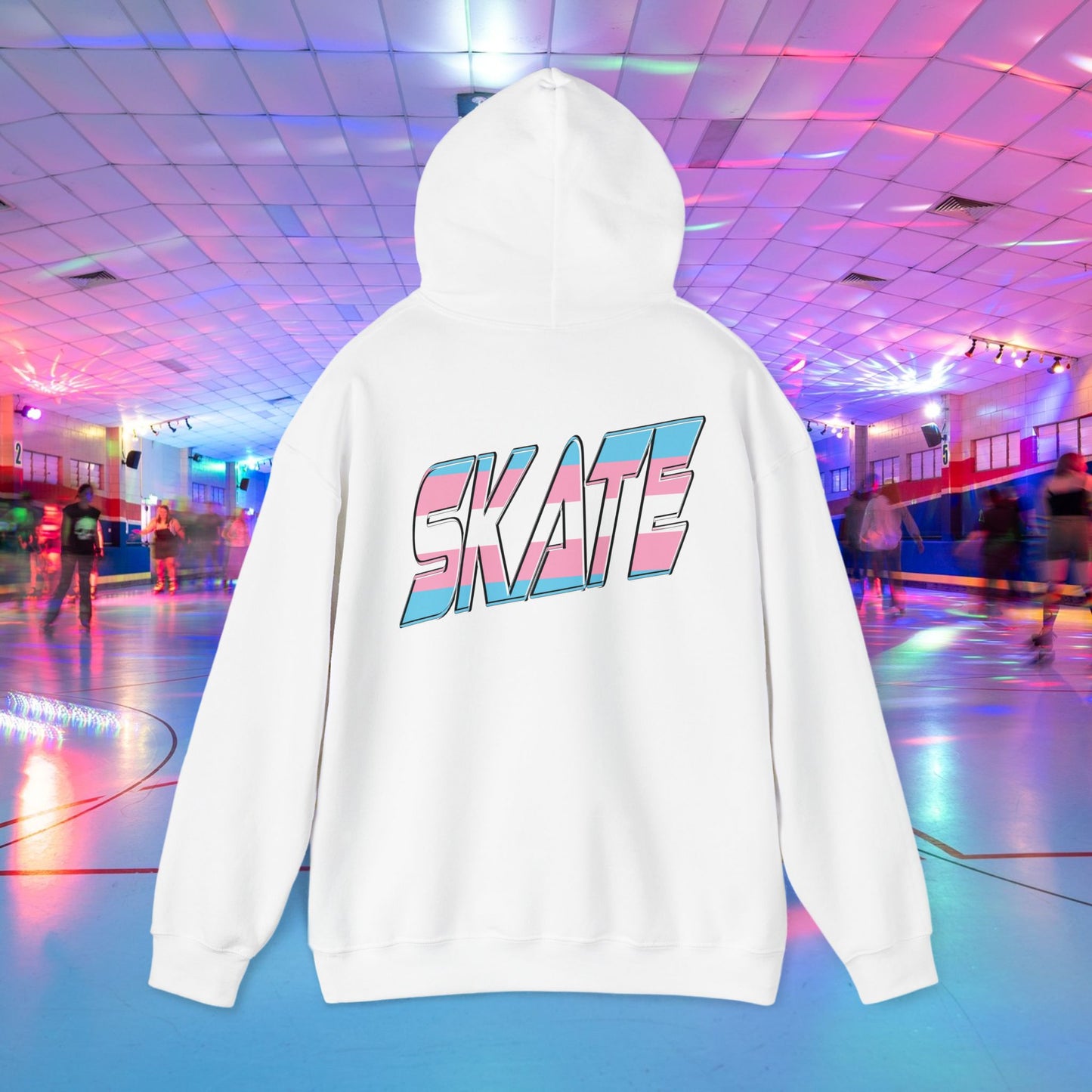 SKATE Trans Flag Hoodie - Australian Shipping