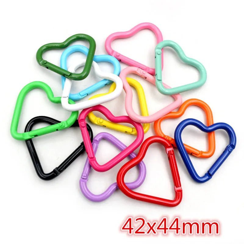 5 x colourful Carabiners - including a love heart shape <3 - wlw functional fashion - Gay Skate - 5 x colourful Carabiners - including a love heart shape <3 - wlw functional fashion - 5 x colourful Carabiners - including a love heart shape <3 - wlw functional fashion