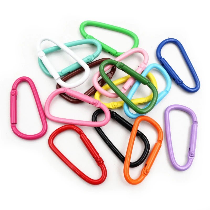 5 x colourful Carabiners - including a love heart shape <3 - wlw functional fashion - Gay Skate - 5 x colourful Carabiners - including a love heart shape <3 - wlw functional fashion - 5 x colourful Carabiners - including a love heart shape <3 - wlw functional fashion