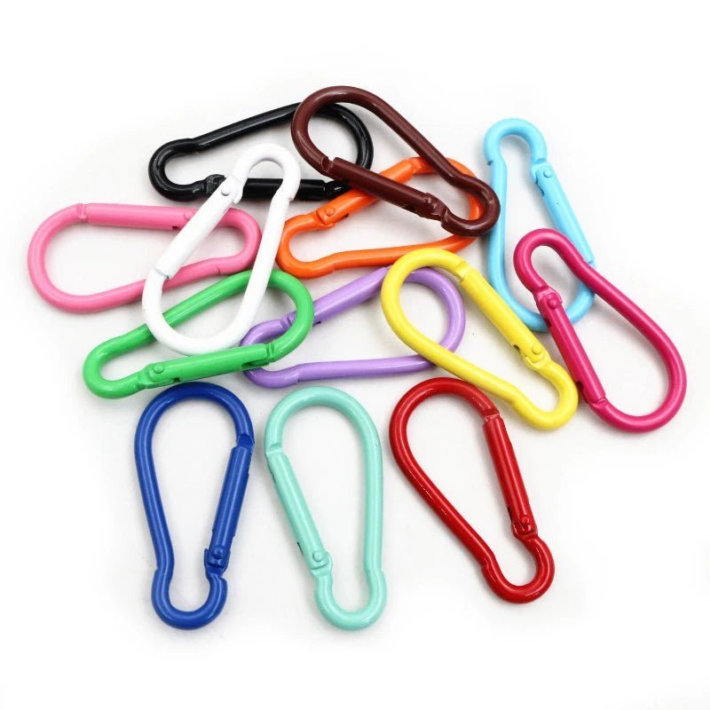 5 x colourful Carabiners - including a love heart shape <3 - wlw functional fashion - Gay Skate - 5 x colourful Carabiners - including a love heart shape <3 - wlw functional fashion - 5 x colourful Carabiners - including a love heart shape <3 - wlw functional fashion