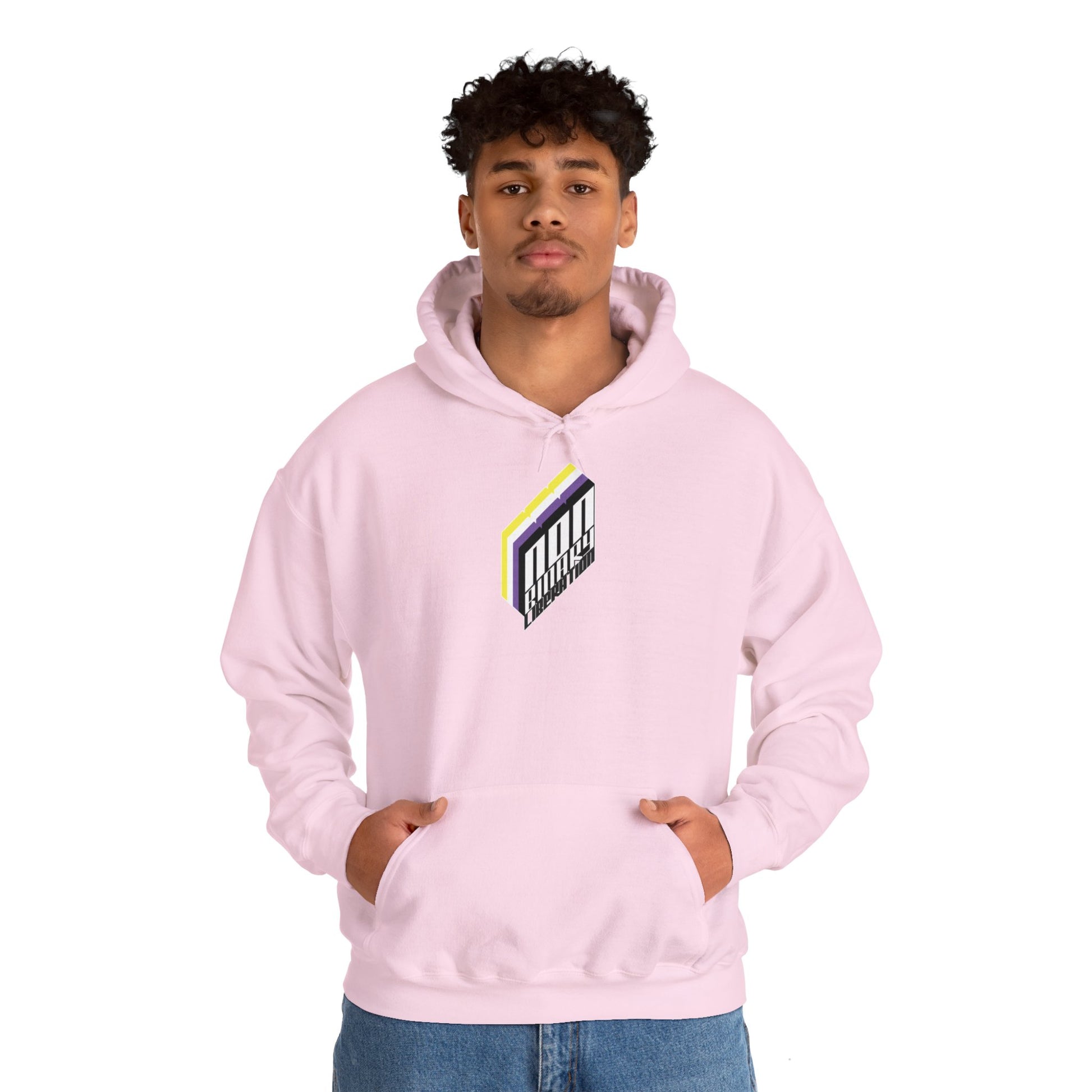 Non - Binary Liberation Hoodie - Australian Shipping - Gay SkateNon - Binary Liberation Hoodie - Australian ShippingHoodiePrintifyGay Skate24540451897229340640
