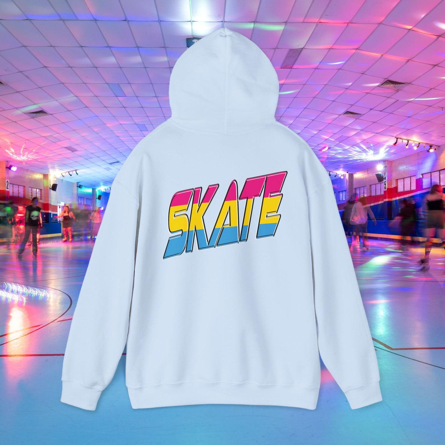 SKATE Pansexual Pride Hoodie - Australian Shipping
