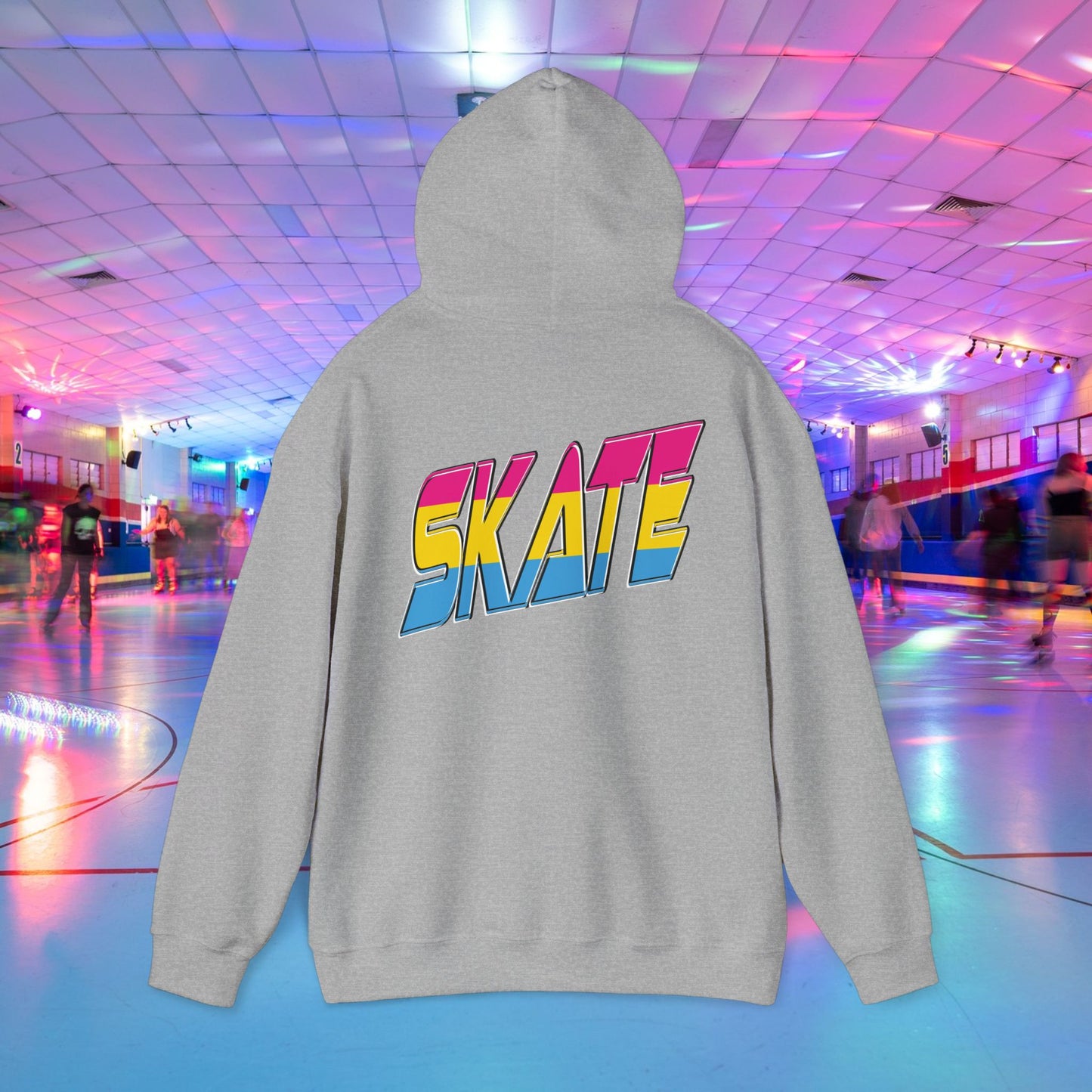 SKATE Pansexual Pride Hoodie - Australian Shipping