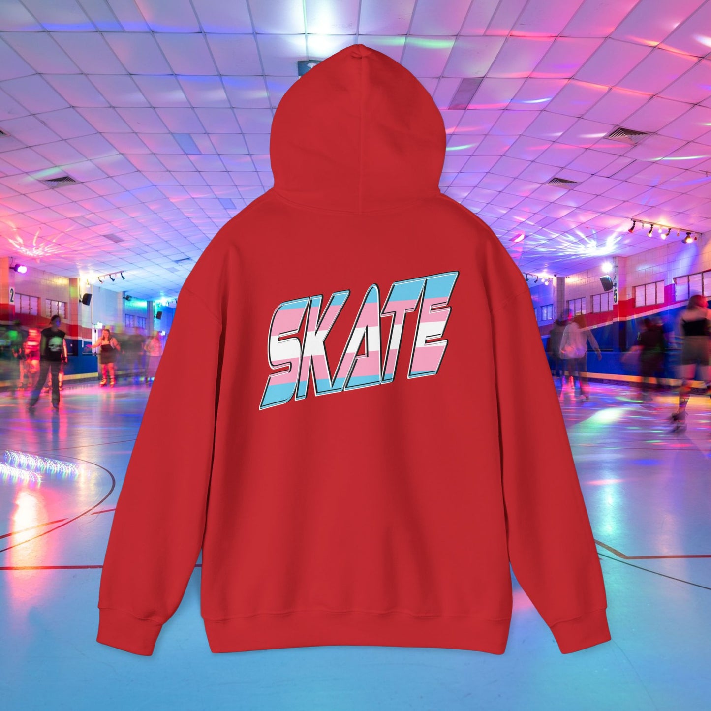 SKATE Trans Flag Hoodie - Australian Shipping