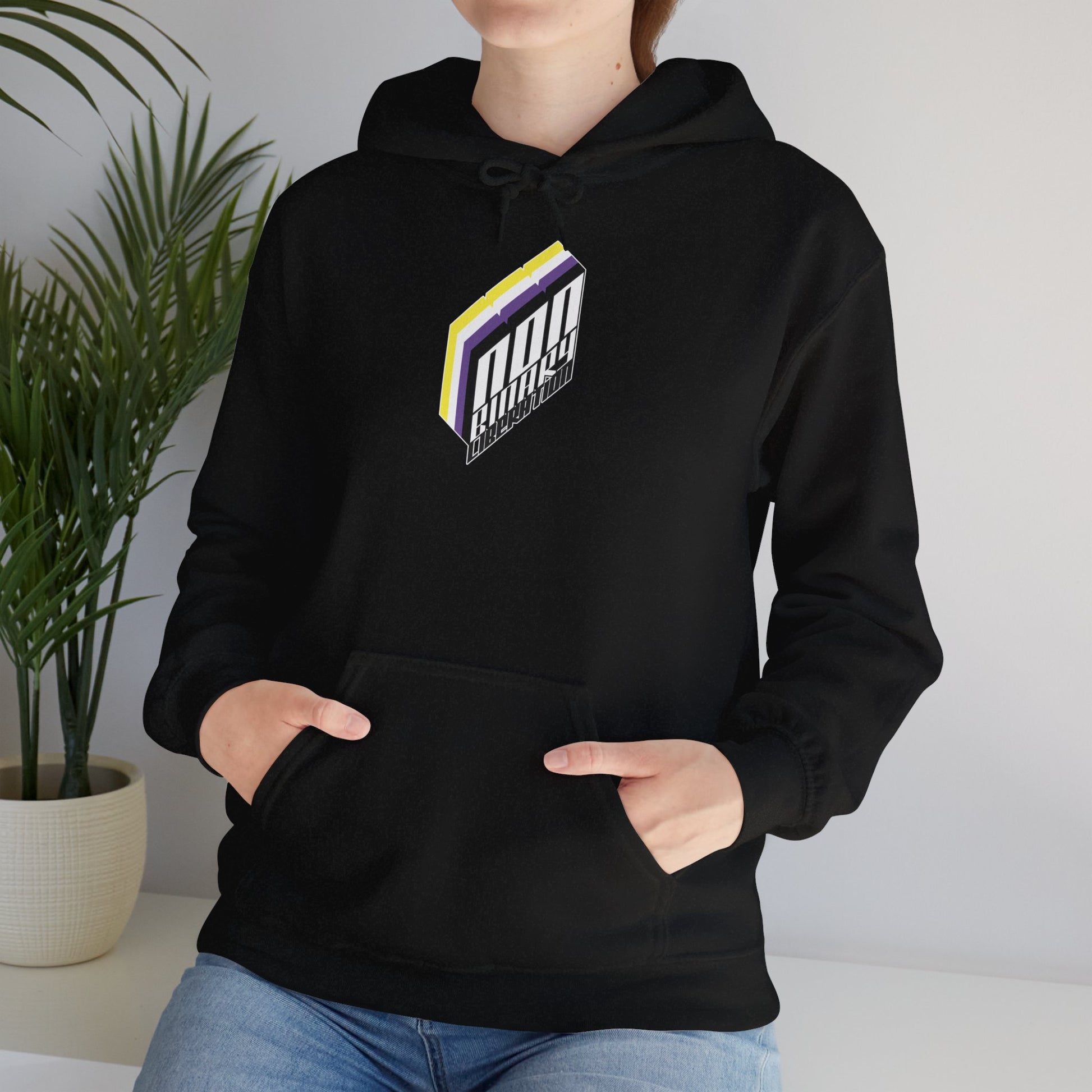 Non - Binary Liberation Hoodie - Australian Shipping - Gay SkateNon - Binary Liberation Hoodie - Australian ShippingHoodiePrintifyGay Skate24540451897229340640