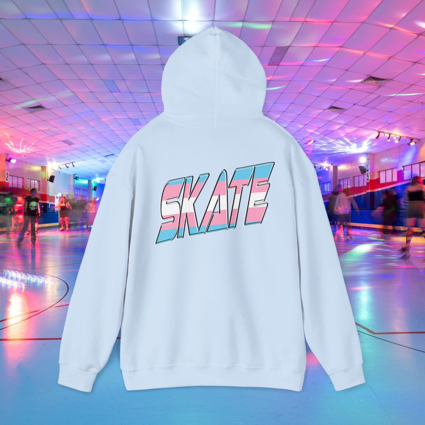 SKATE Trans Flag Hoodie - Australian Shipping
