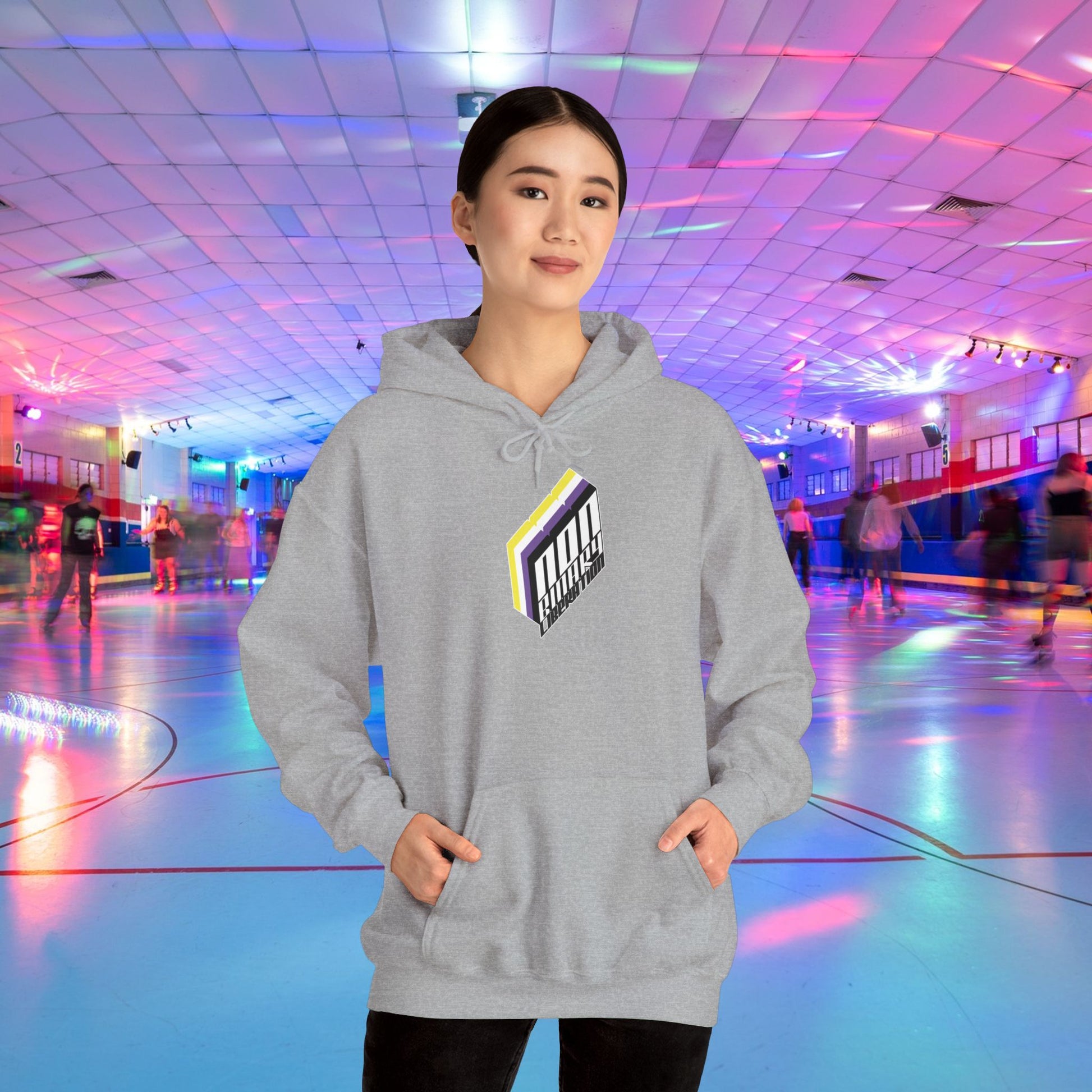 Non - Binary Liberation Hoodie - Australian Shipping - Gay SkateNon - Binary Liberation Hoodie - Australian ShippingHoodiePrintifyGay Skate24540451897229340640