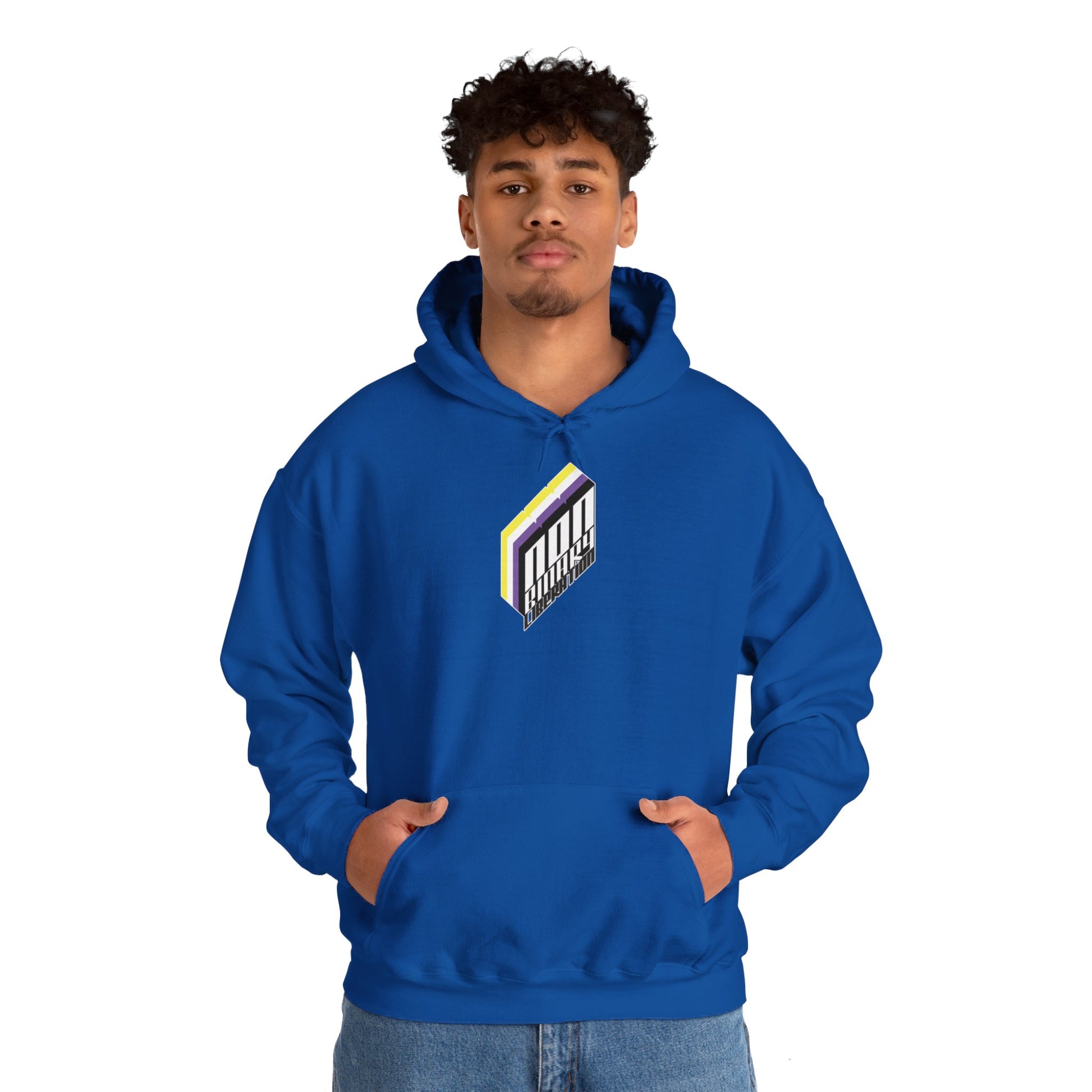 Non - Binary Liberation Hoodie - Australian Shipping - Gay SkateNon - Binary Liberation Hoodie - Australian ShippingHoodiePrintifyGay Skate24540451897229340640