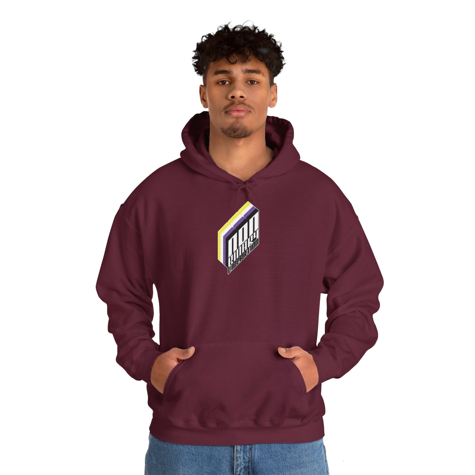 Non - Binary Liberation Hoodie - Australian Shipping - Gay SkateNon - Binary Liberation Hoodie - Australian ShippingHoodiePrintifyGay Skate24540451897229340640