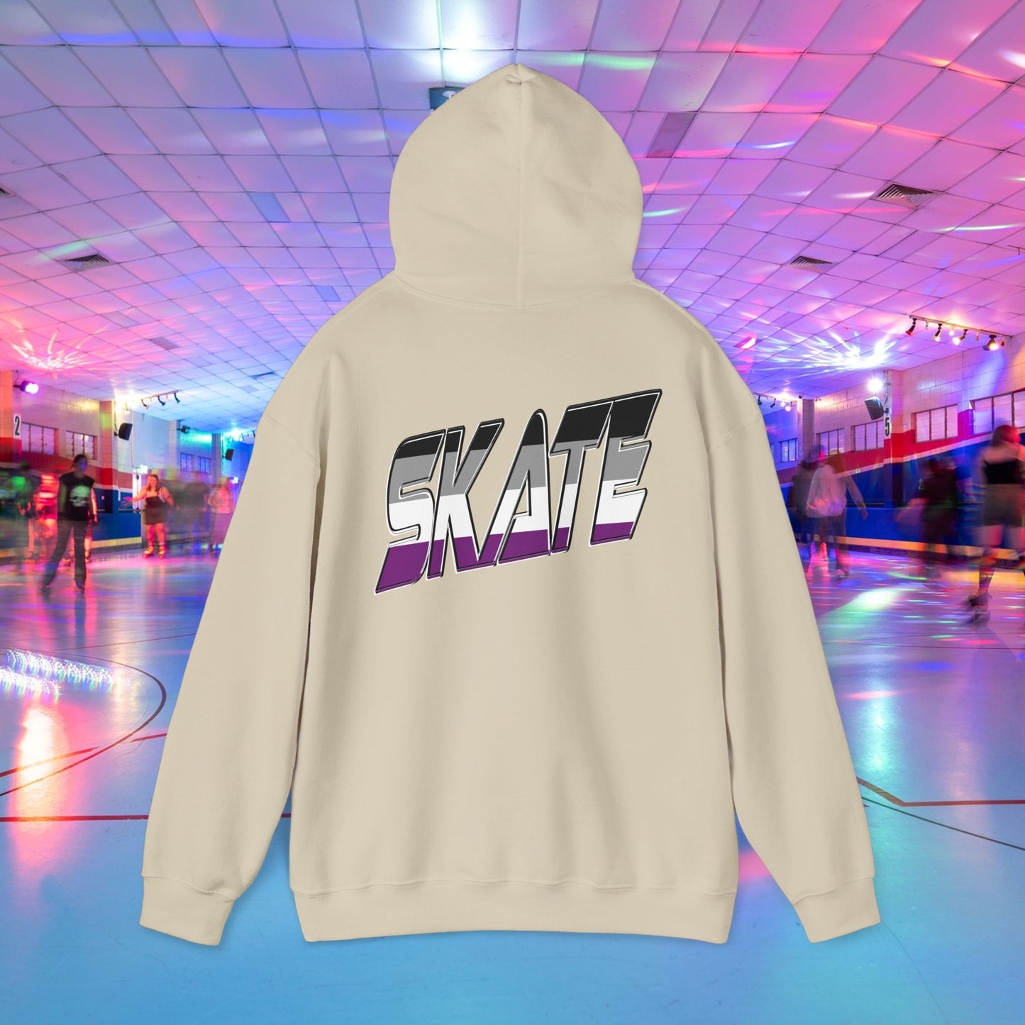 SKATE Asexual Pride Hoodie - Australian Shipping