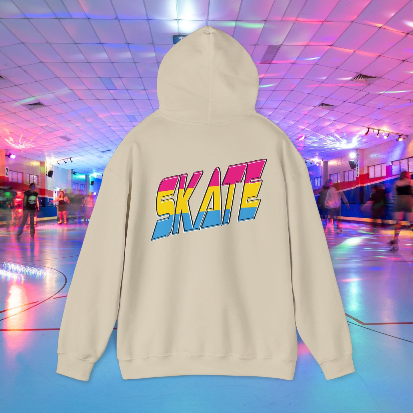 SKATE Pansexual Pride Hoodie - Australian Shipping