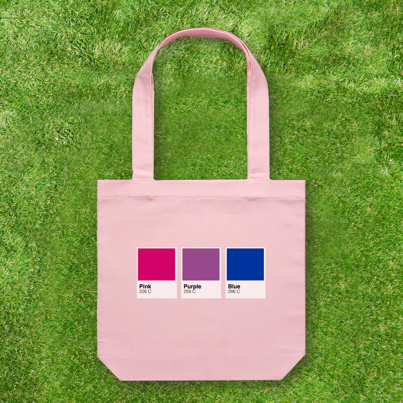 Large printed Cotton Canvas Tote Bag - Pink - Gay SkateLarge printed Cotton Canvas Tote Bag - Pinkskate accessoriesGay SkateGay Skate