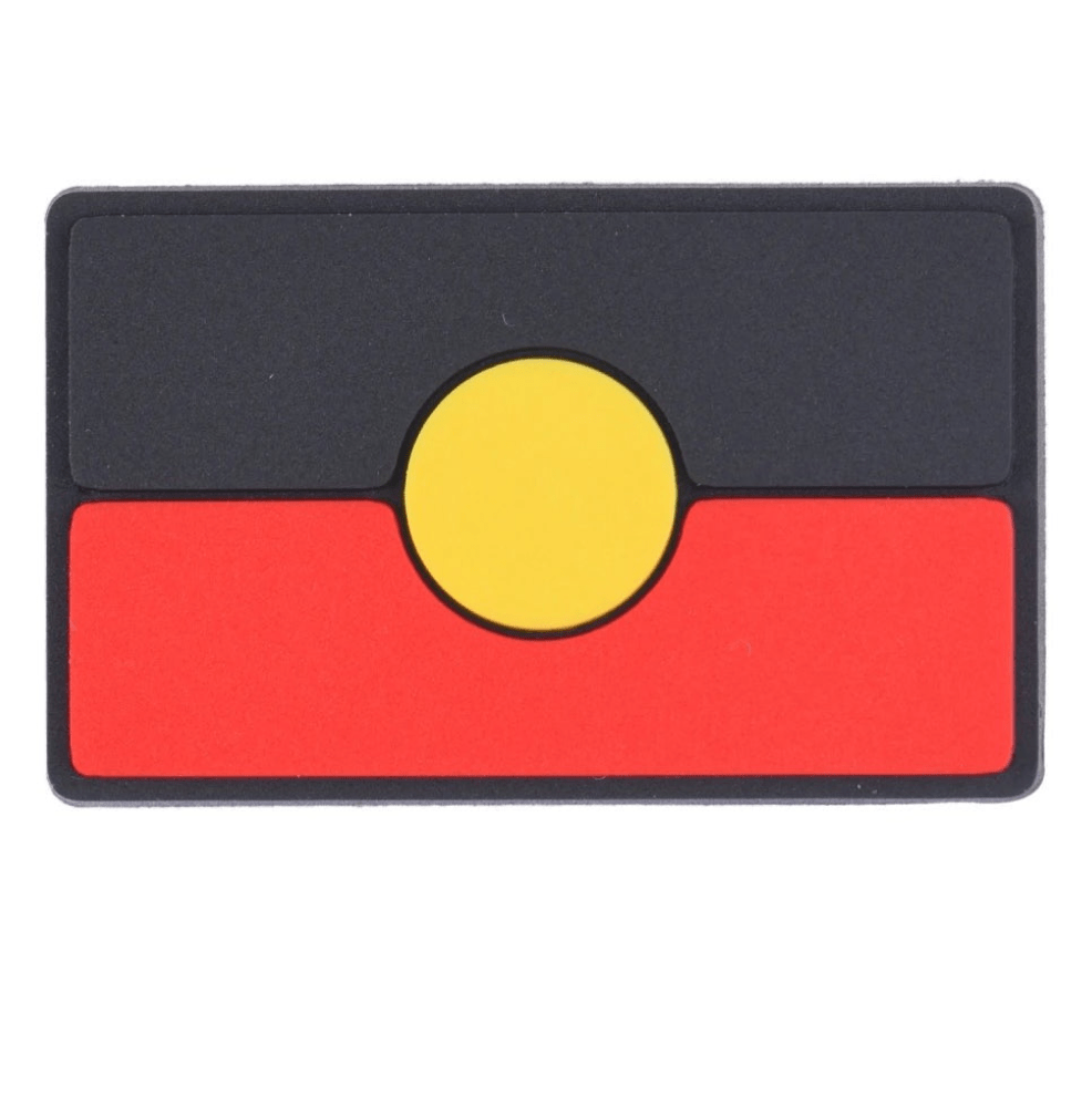 Aboriginal Australian Indigenous Flag - shoe charm