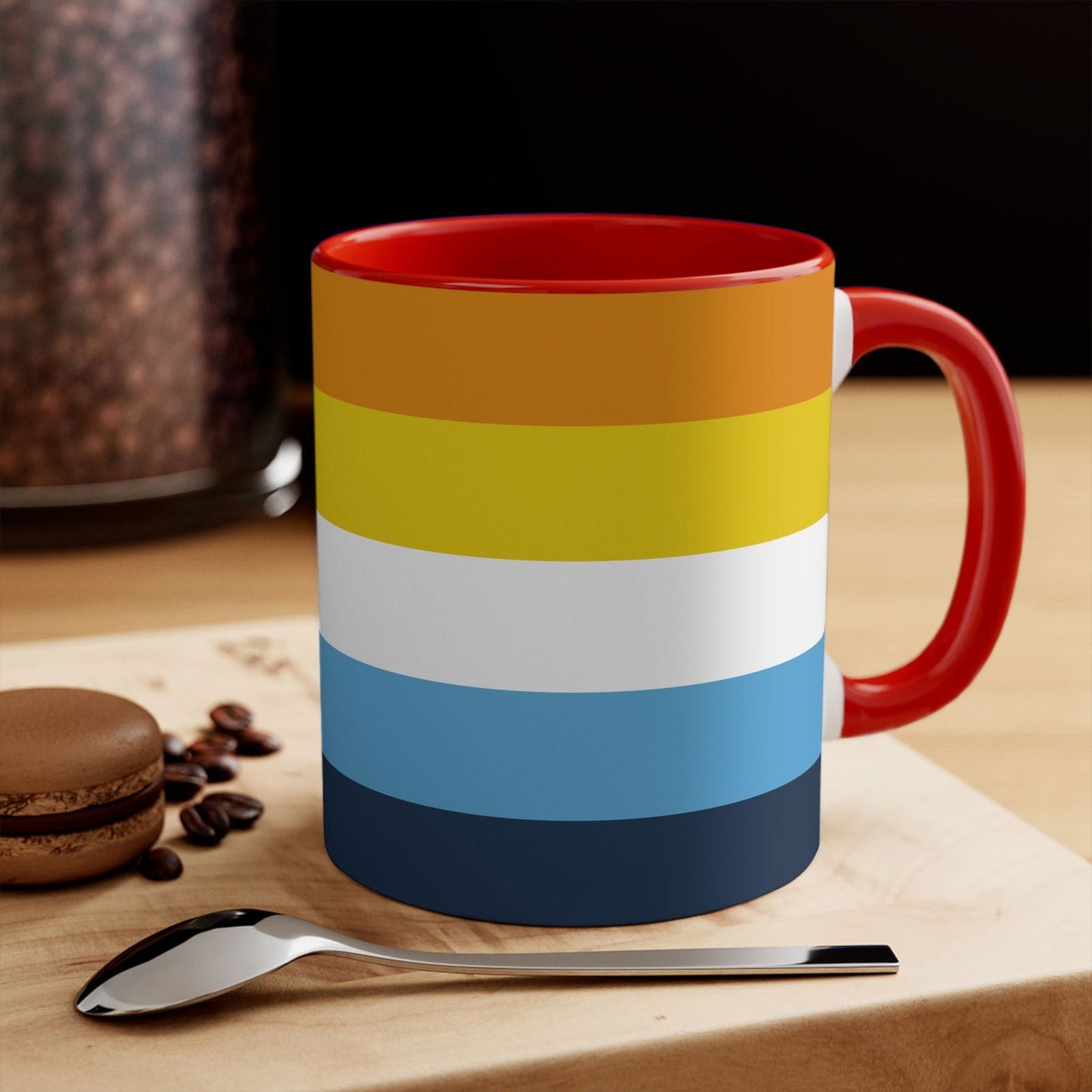 Aroace Aromantic-Asexual Pride Flag cup - colourful accent mug - Gay Skate - Aroace Aromantic-Asexual Pride Flag cup - colourful accent mug - Aroace Aromantic-Asexual Pride Flag cup - colourful accent mug