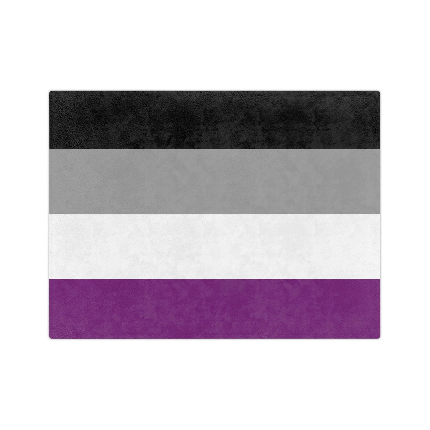 Asexual Pride Flag - Velveteen Microfiber Blanket - Gay Skate - Asexual Pride Flag - Velveteen Microfiber Blanket - Asexual Pride Flag - Velveteen Microfiber Blanket