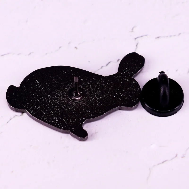 Autistic and Anxious: Glitter Rabbit Enamel Pin - Gay Skate - Autistic and Anxious: Glitter Rabbit Enamel Pin - Autistic and Anxious: Glitter Rabbit Enamel Pin
