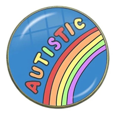 Autistic Pride Rainbow Pin - wide range of designs - Gay Skate - Autistic Pride Rainbow Pin - wide range of designs - Autistic Pride Rainbow Pin - wide range of designs