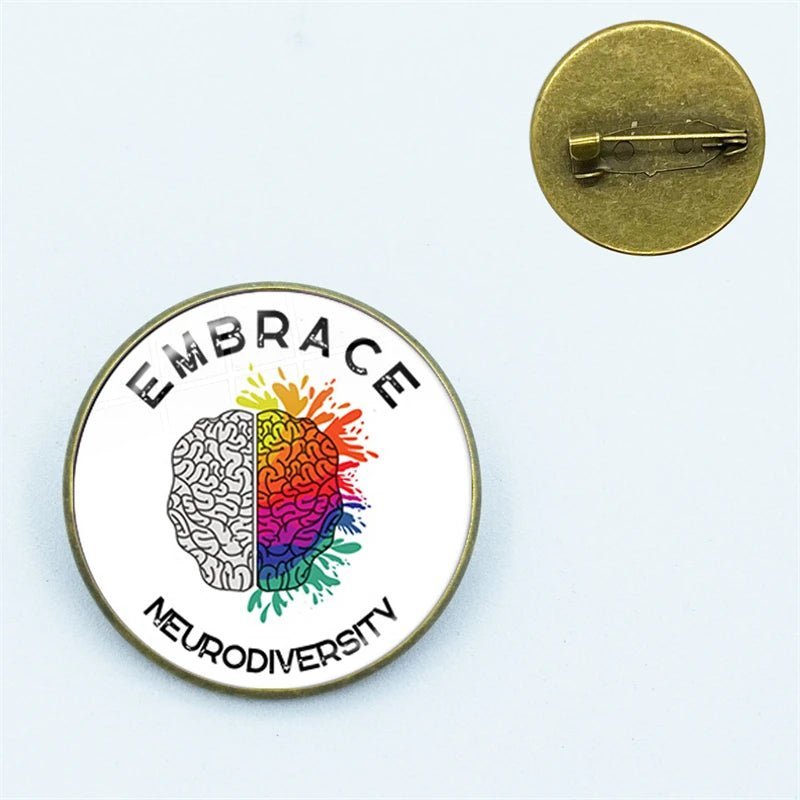 Autistic Pride Rainbow Pin - wide range of designs - Gay Skate - Autistic Pride Rainbow Pin - wide range of designs - Autistic Pride Rainbow Pin - wide range of designs