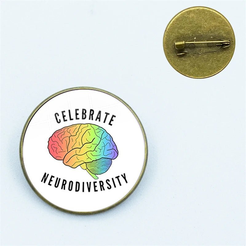 Autistic Pride Rainbow Pin - wide range of designs - Gay Skate - Autistic Pride Rainbow Pin - wide range of designs - Autistic Pride Rainbow Pin - wide range of designs
