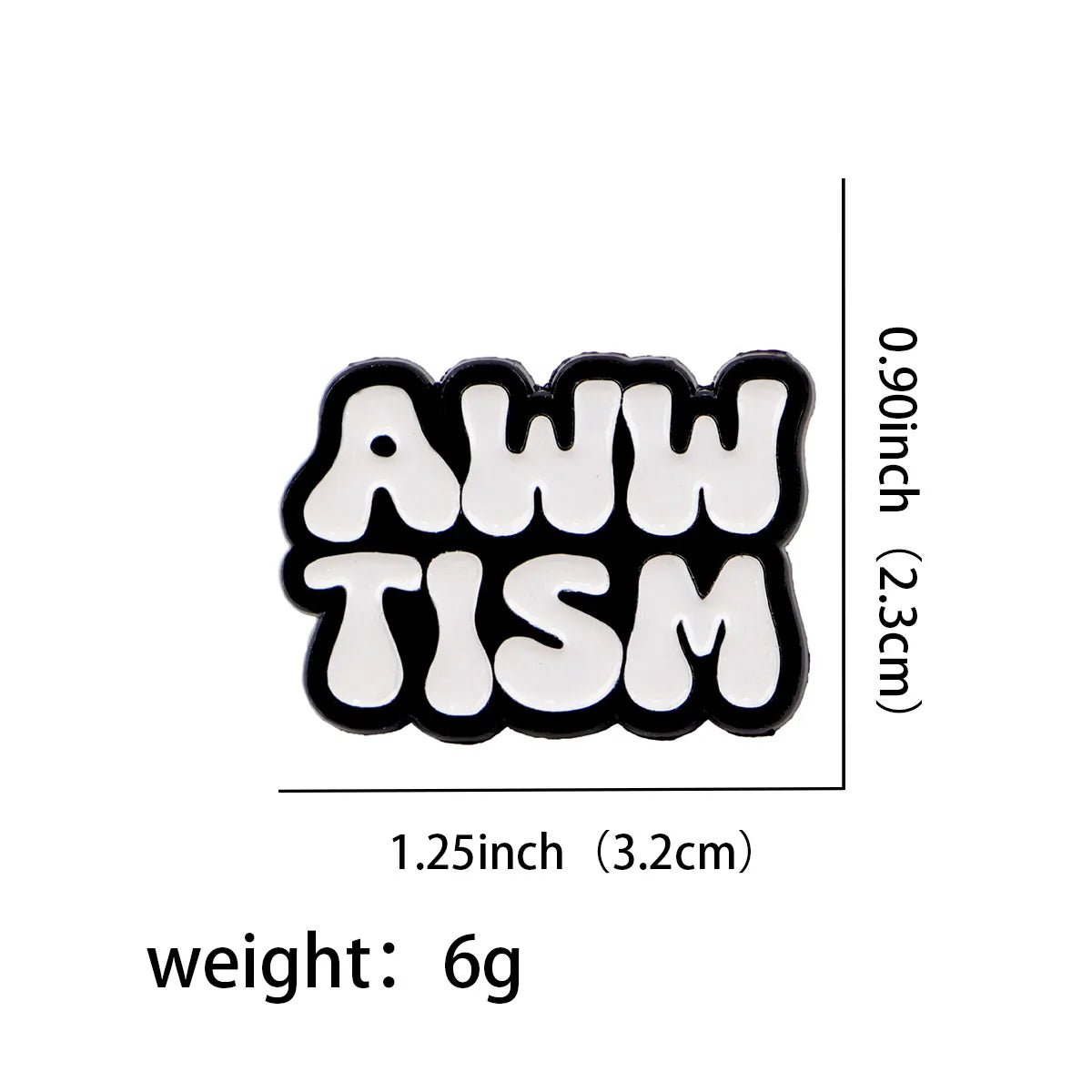 AWW TISM - Autism Awareness Enamel Pin