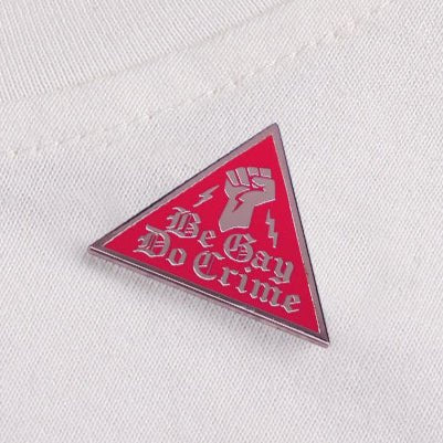 Gay resistance, riot, protest, ACAB, LGBTIQ pin. Antifa, anti-capitalist, pride