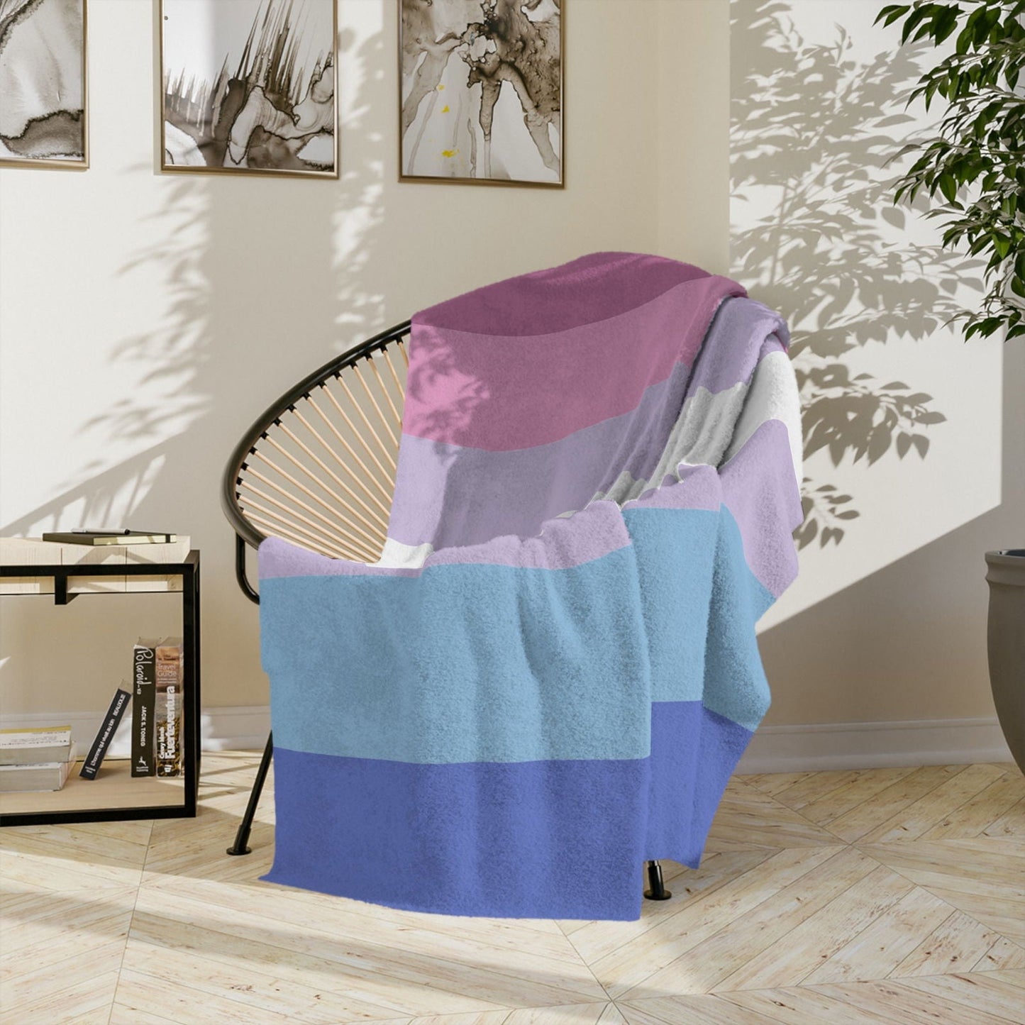 Bigender Pride Flag - Velveteen Microfiber Blanket - Gay Skate - Bigender Pride Flag - Velveteen Microfiber Blanket - Bigender Pride Flag - Velveteen Microfiber Blanket