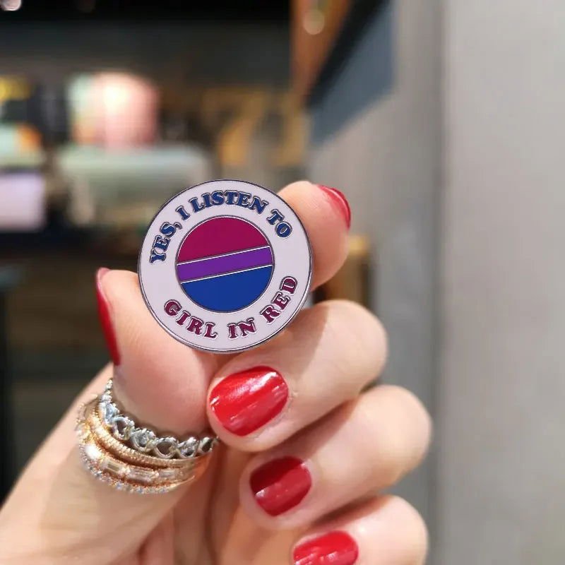 Bisexual Pride Enamel Pin - Gay Skate - Bisexual Pride Enamel Pin - Bisexual Pride Enamel Pin